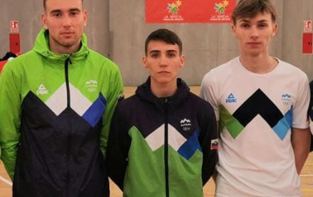 Patrik Divković, Domen Molj in Lin Kovačič | Patrik Divković, Domen Molj in Lin Kovačič | Foto WT Slovenian Taekwondo