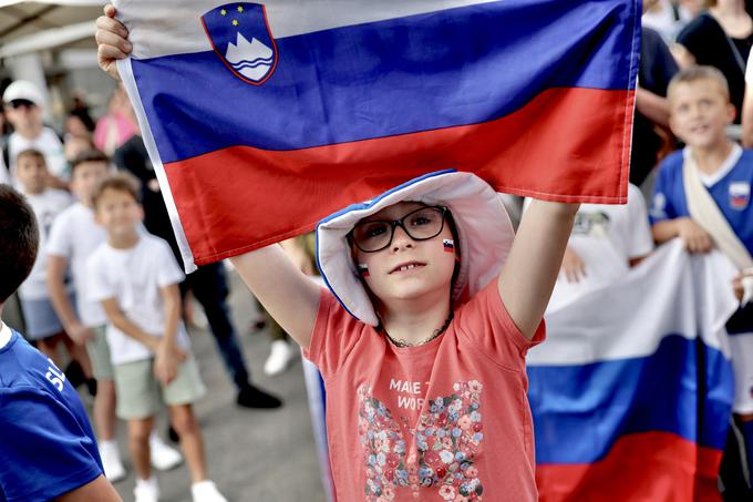 Slovenija : Danska, Euro2024, Pogačarjev trg | Foto: Ana Kovač