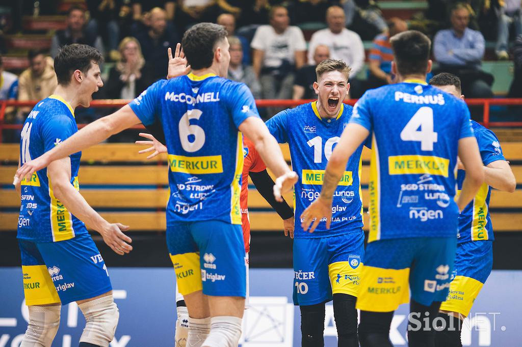 Calcit Volley : OK Merkur Maribor, polfinale državnega prvenstva