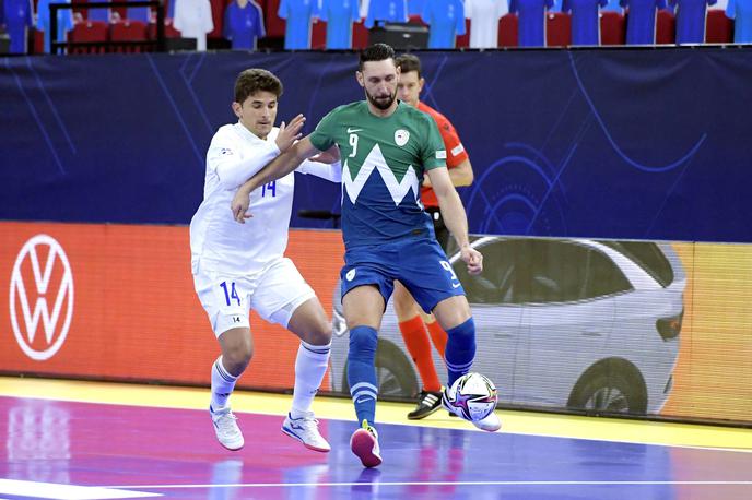 Slovenija futsal, Gašper Vrhovec | Slovenska reprezentanca v futsalu je osvojila prvo točko. | Foto Guliverimage