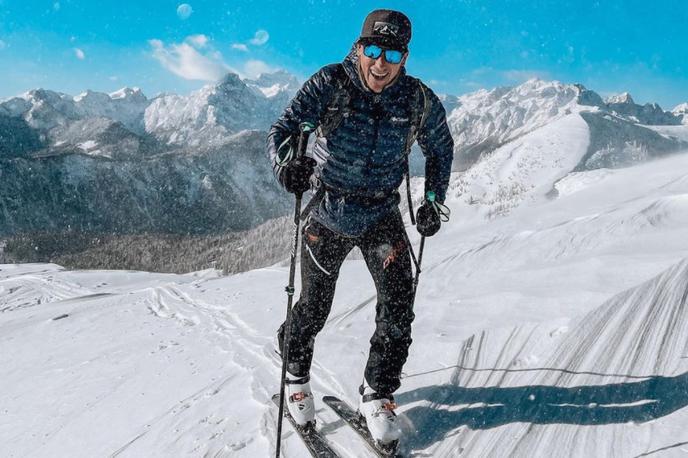 Luka Božić | Luka Božič se na smučeh počuti zelo domače, saj je nekaj časa treniral smučanje. | Foto osebni arhiv