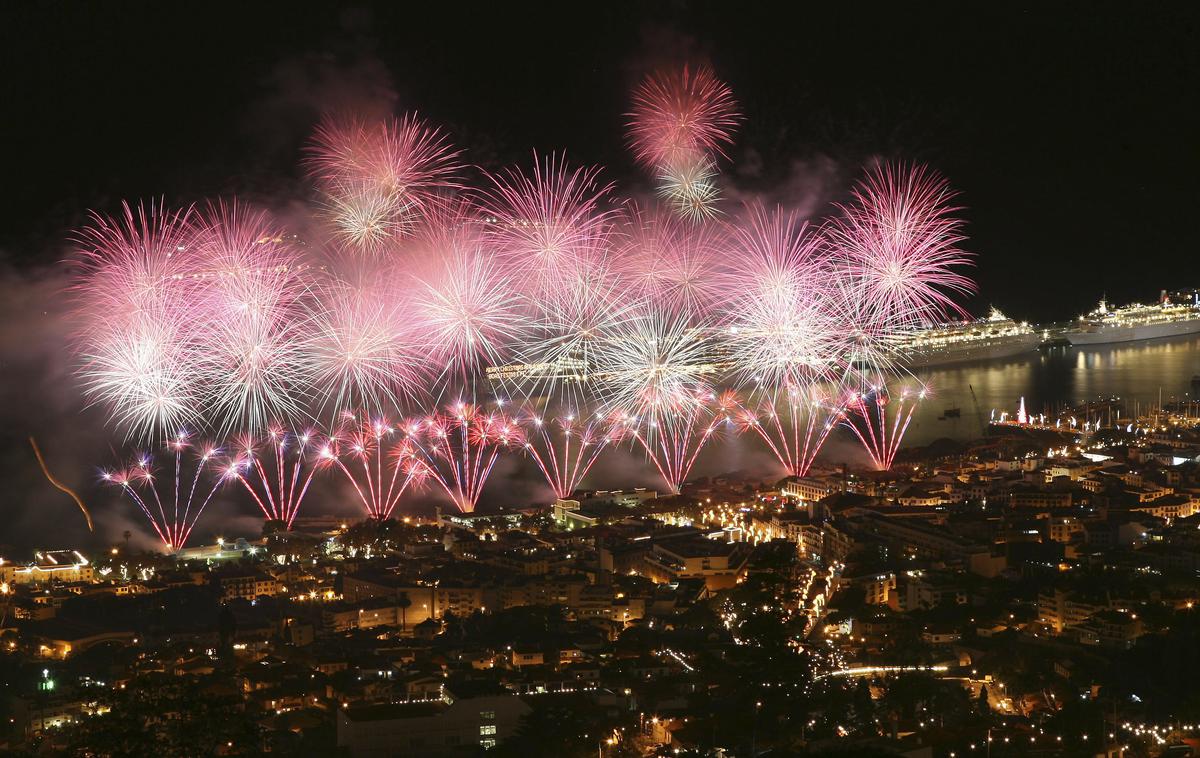 Funchal Madeira ognjemet | Foto Reuters