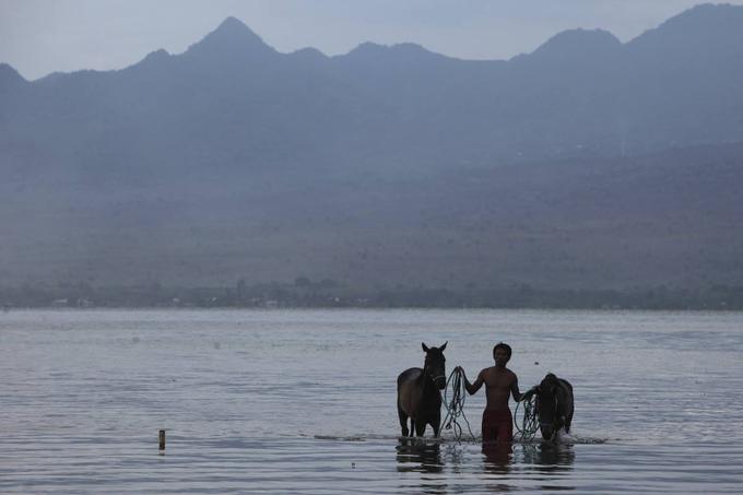 Morebitni ponovni katastrofalni izbruh Tambore bi ogrozil vsaj sto tisoč prebivalcev otoka, ki živijo v neposredni bližini ognjenika. | Foto: Reuters