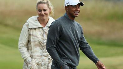 Tiger Woods podoživlja usodo srčne izbranke Lindsey Vonn