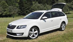 Škoda octavia combi – dimenzijski prirastek in 610 litrov prtljažnika