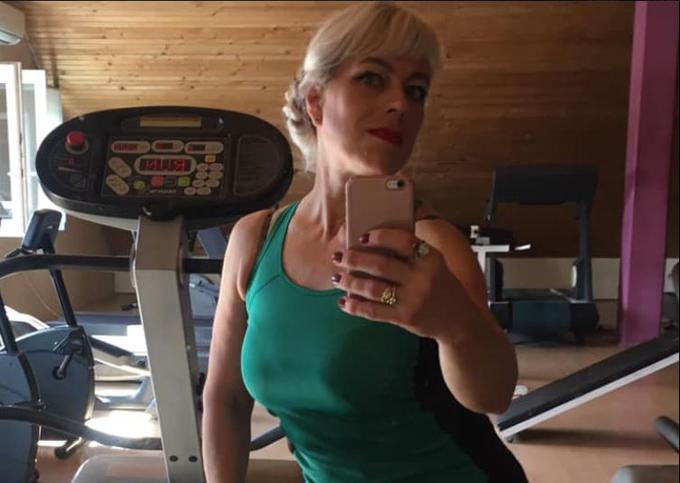 V prostem času Iryna najraje zahaja v fitnes. | Foto: Facebook