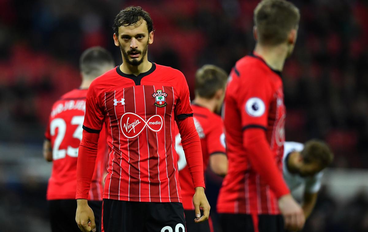 Manolo Gabbiadini | Manolo Gabbiadini je drugi nogometaš iz prve italijanske lige, ki je okužen s koronavirusom. | Foto Reuters