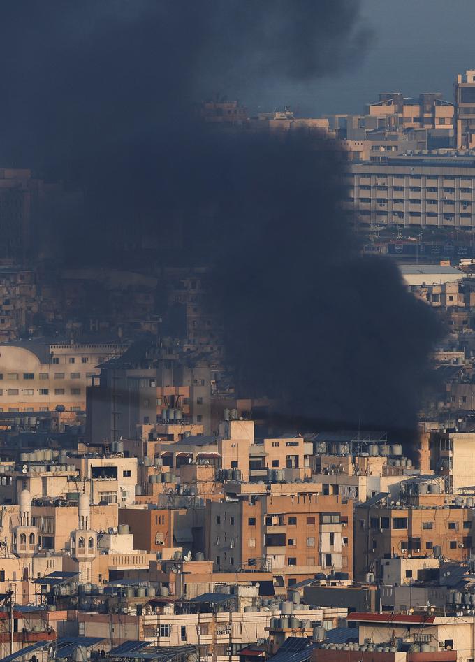 Bejrut, Libanon, zračni napad Izraelcev na Bejrut | Foto: Reuters