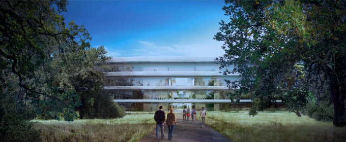 Apple Park – zgradba, ki je vidna tudi iz vesolja. Vir: Foster & Partners  | Foto: 