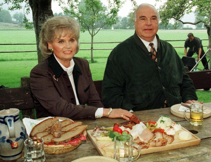 Helmut Kohl in Hannelore Kohl | Foto: Reuters