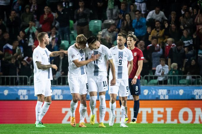 Andraž Šporar in Benjamin Šporar sta se ustalila v začetni enajsterici slovenske reprezentance. | Foto: Vid Ponikvar/Sportida