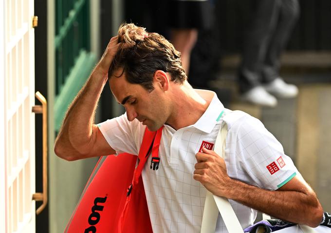 Roger Federer ob zadnjem porazu v njegovi profesionalni karieri. | Foto: Guliverimage/Vladimir Fedorenko