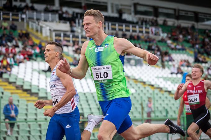 "Malo mi je žal, ker na koncu nisem pričakoval, da bom tako blizu Slovaka, in me je prehitel." | Foto: Peter Kastelic/AZS