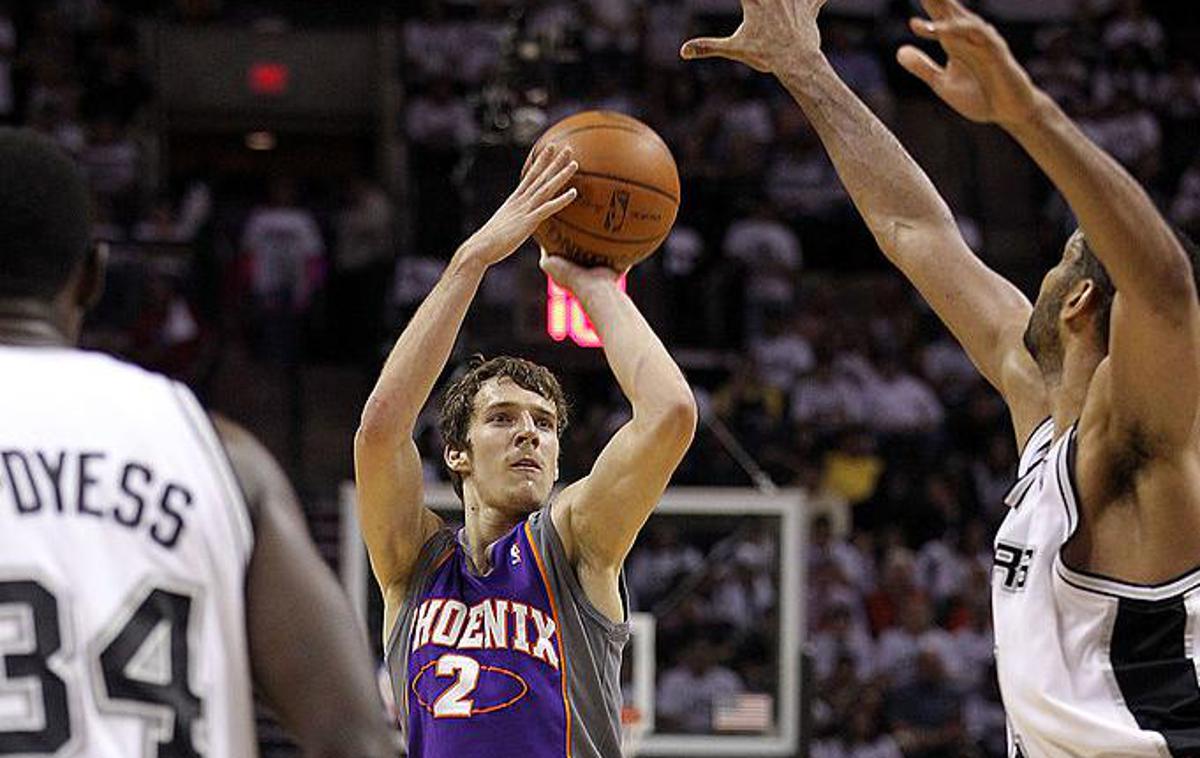 Goran Dragić | Goran Dragić je zablestel na tekmi končnice 7. maja 2010 proti San Antoniu. V zadnji četrtini je dosegel kar 23 od skupno 26 svojih točk. | Foto Getty Images