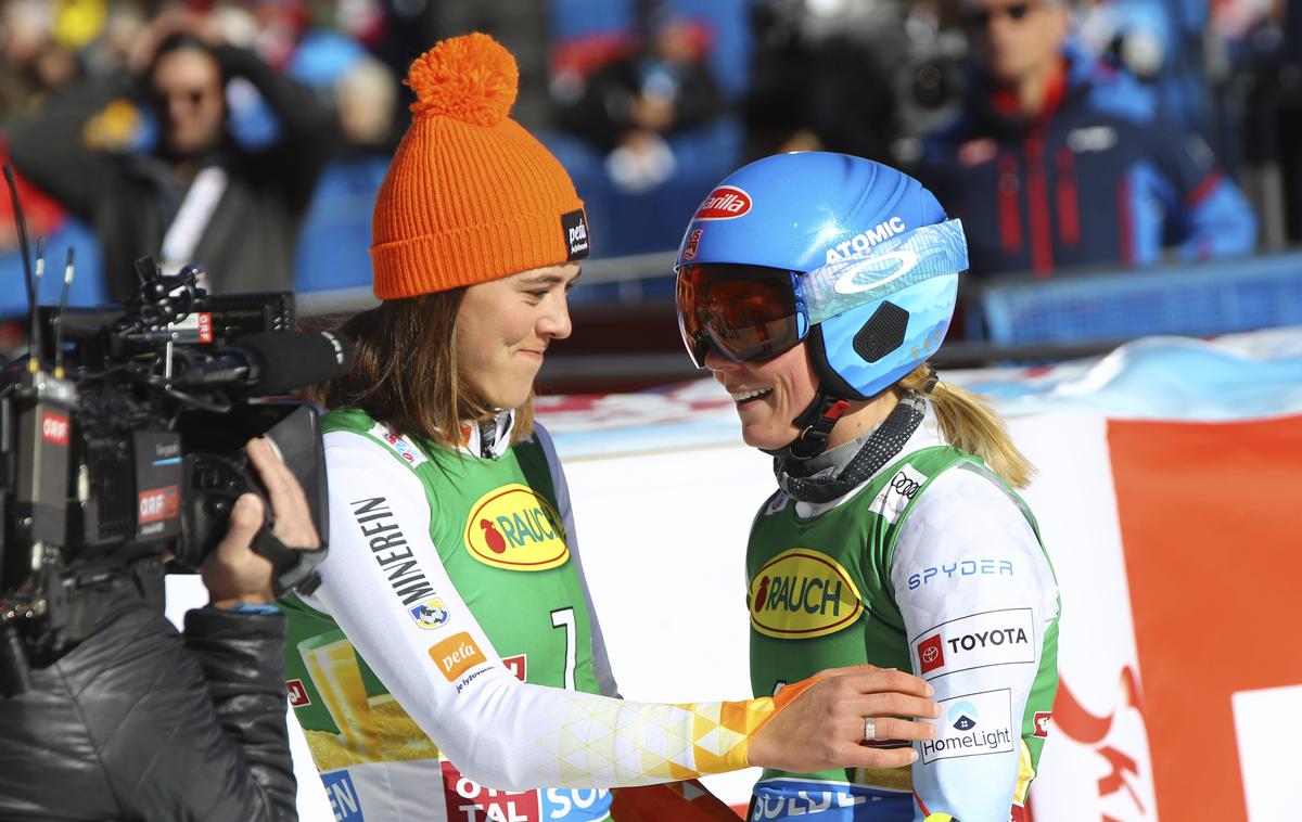 Mikaela Shiffrin, Petra Vlhova | Mikaela Shiffrin ali Petra Vlhova? | Foto Guliverimage