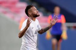 Neymar zaradi poškodbe na prisilni počitek