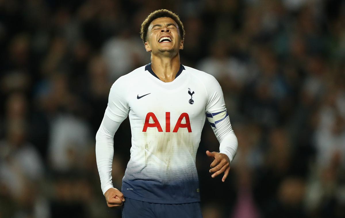 Dele Alli | Angleški nogometni reprezentant Dele Alli zvestobo Tottenhamu podaljšal vsaj do poletja 2024. | Foto Getty Images