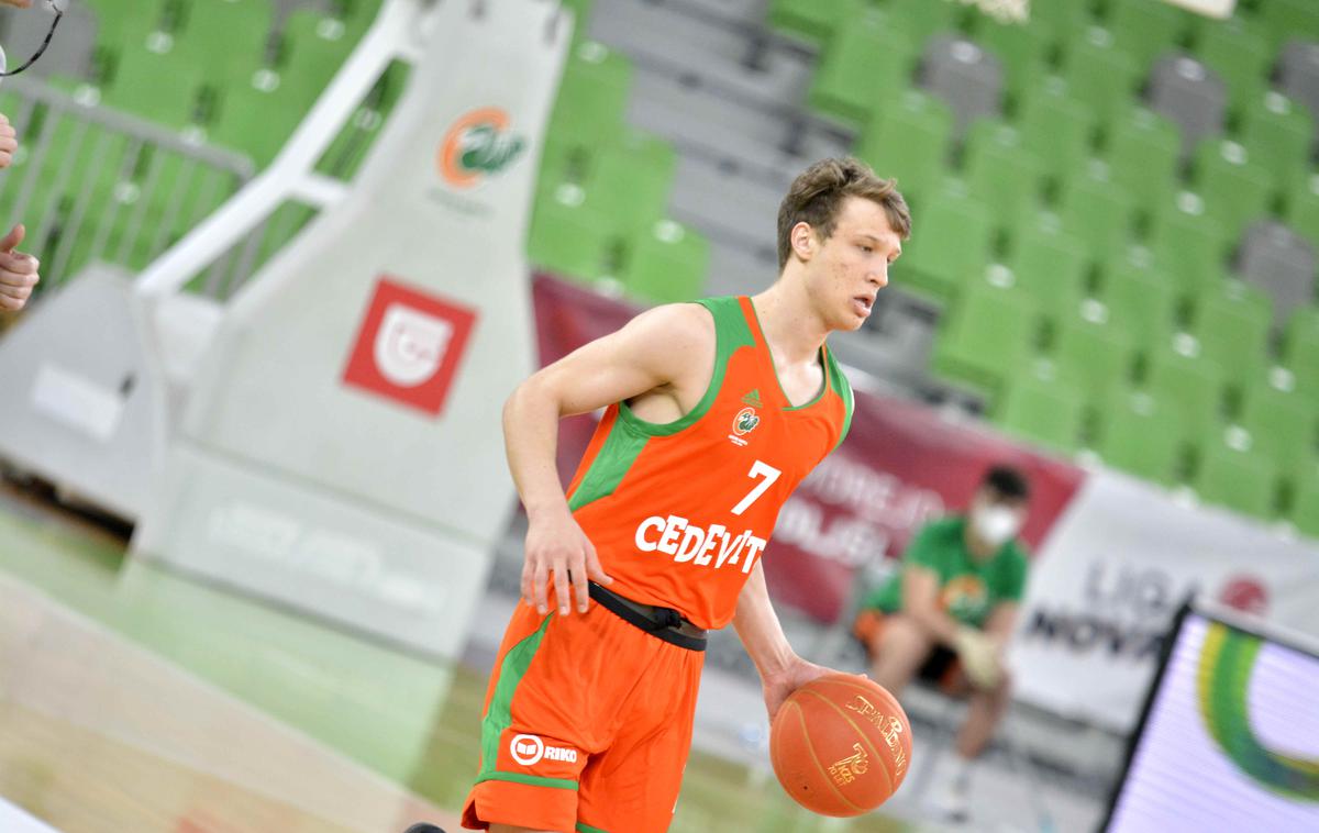 Dan Duščak | Dan Duščak je na povratni tekmi za Cedevito Olimpijo dosegel 16 točk. | Foto KK Cedevita Olimpija