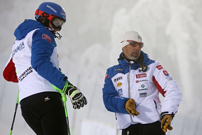 Petra Vlhova in Livio Magoni | Petra Vlhova in Livio Magoni ostajata na istem vlaku do Pekinga. | Foto Getty Images