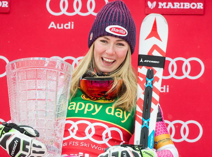 Mikaela Shiffrin, zlata lisica 2017 | Foto: Sportida