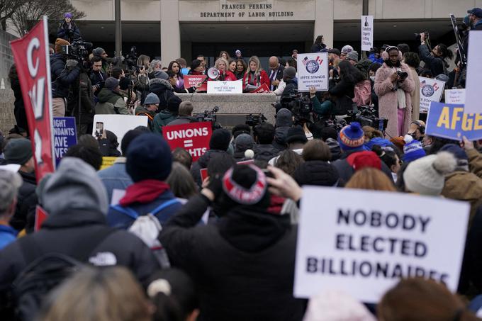 protesti, ZDA, proti Donald Trump, Elon Musk | Foto: Reuters