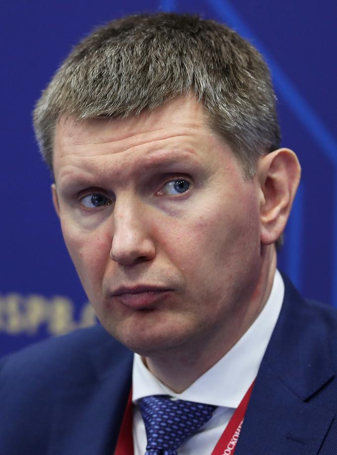 Ruski gospodarski minister Maksim Rešetnikov.  | Foto: Reuters