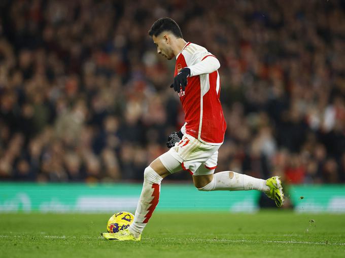 Gabriel Martinelli za 2:1. | Foto: Reuters