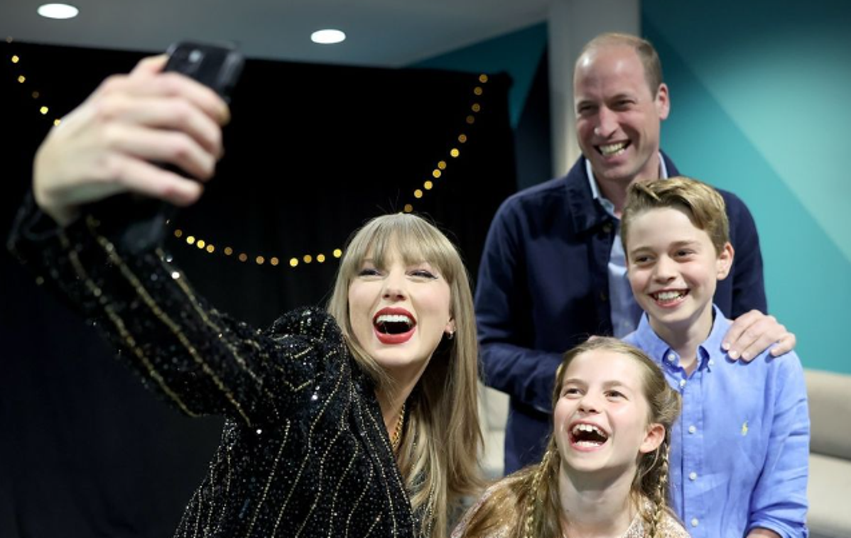 Kraljeva družina | Obvezen selfi s pevko Taylor Swift | Foto princeandprincessofwales/Instagram