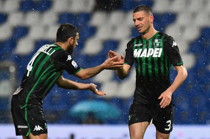 Merih Demiral | Merih Demiral (desno) je najnovejša, že peta poletna okrepitev Juventusa. | Foto Getty Images