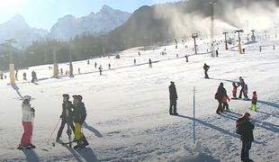 Na Bledu in v Kranjski Gori nepopisna gneča #video