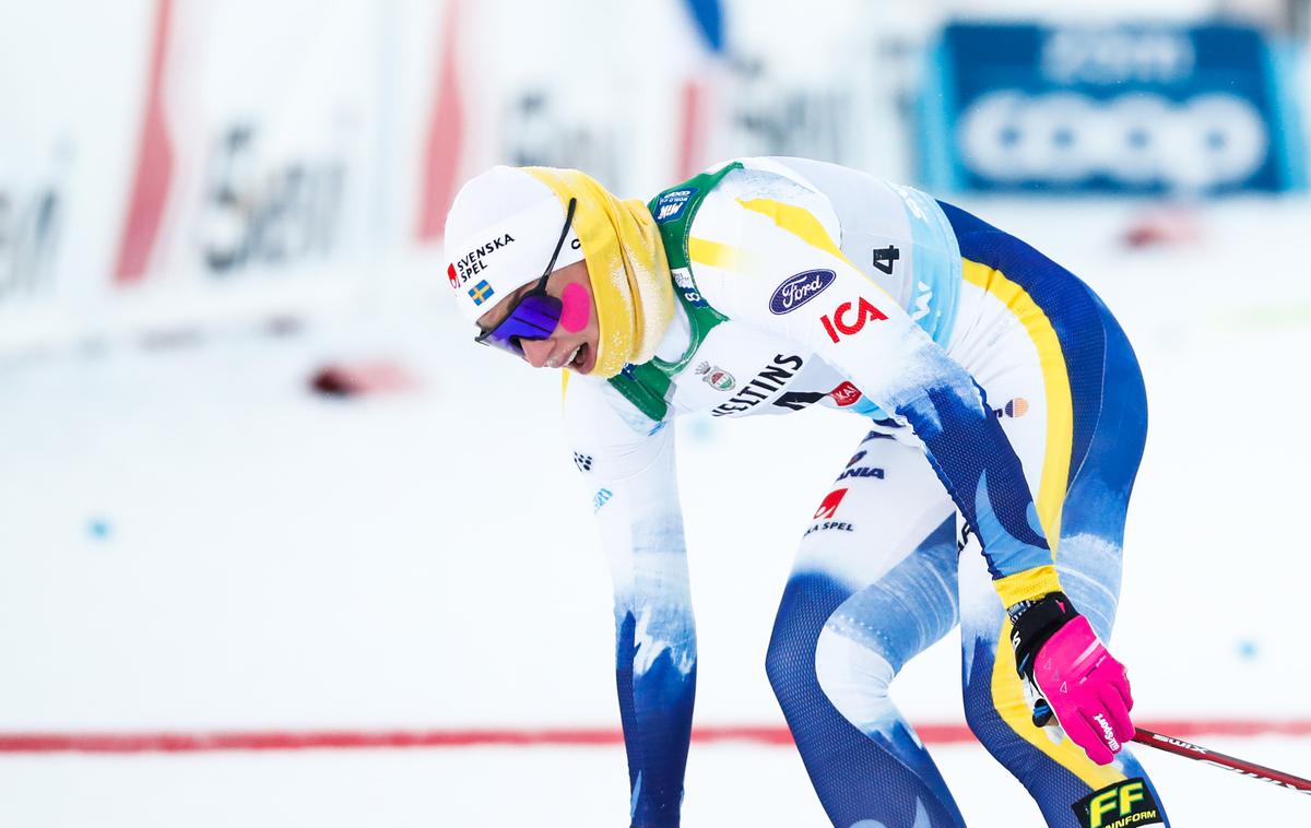 Moa Ilar Ruka | Moa Ilar je zmagovalka tekme na 20 km prosto s skupinskim startom. | Foto Reuters