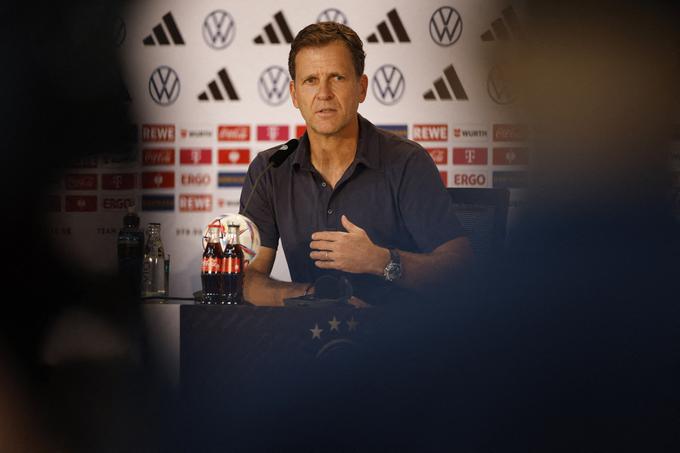 Oliver Bierhoff se je po neuspehu štirikratnih svetovnih prvakov v Katarju poslovil od odgovornega položaja. | Foto: Reuters