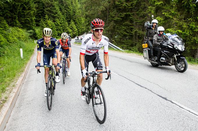 Odločilen korak k zmagi na slovenski pentlji je 27-letni Poljak naredil na sobotni kraljevski etapi z vzponom na Roglo. | Foto: Vid Ponikvar