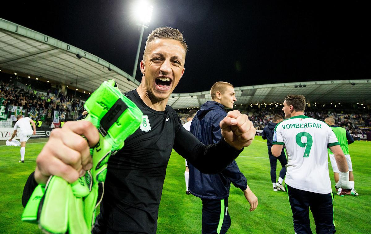 Aljaž Ivačič | Ko je Aljaž Ivačič nazadnje branil v Ljudskem vrtu, je z Olimpijo zmagal s 3:2. | Foto Vid Ponikvar