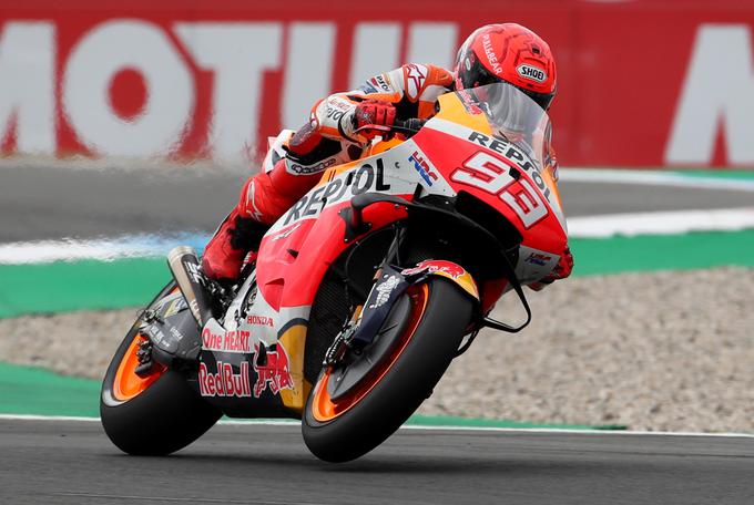 Marc Marquez se ni prebil v najboljšo kvalifikacijsko skupino. | Foto: Reuters