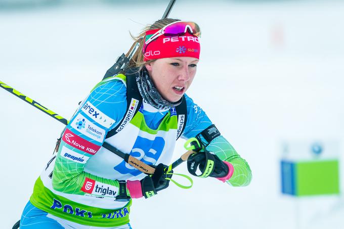 Kot smučarska tekačica je imela po prestopu v biatlon največ težav s puško. | Foto: Žiga Zupan/Sportida