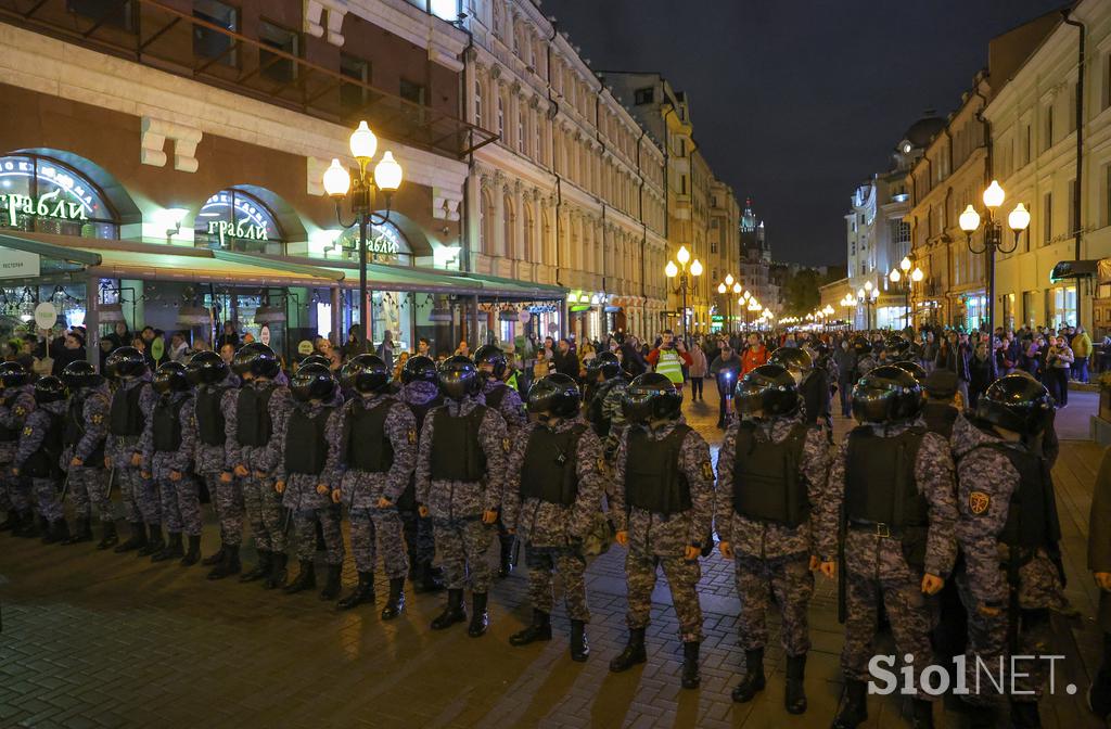 Protesti v Rusiji proti mobilizaciji