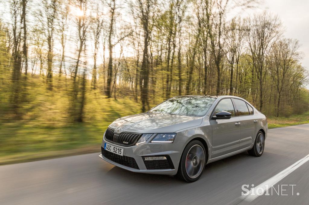 Škoda octavia RS 245 - prva vožnja