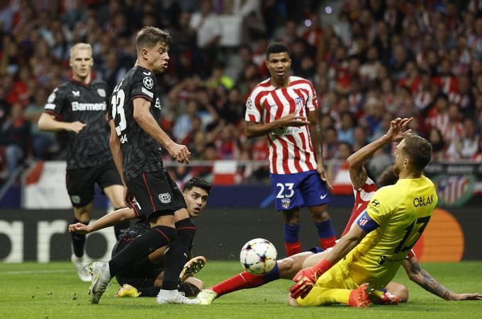 Jan Oblak je oba zadetka prejel v prvem polčasu. | Foto: Reuters