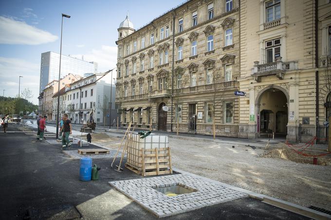 Zasaditi morajo drevored, tlakovati površine za pešce in kolesarje ter dokončati cesto. | Foto: Ana Kovač