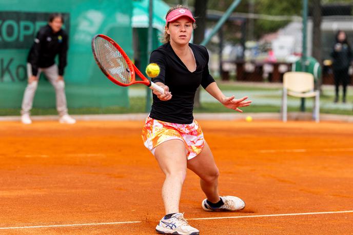 Veronika Erjavec | Slovenska teniška igralka Veronika Erjavec je zmagovalka slovenskega ženskega teniškega turnirja serije World Tennis Tour (WTT 75) v Kopru. | Foto Sportida