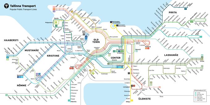 V Talinu imajo 5 tramvajskih linij, 8 linij trolejbusov in 57 linij običajnih mestnih avtobusov. | Foto: Talin City Tourist Office & Convention Bureau