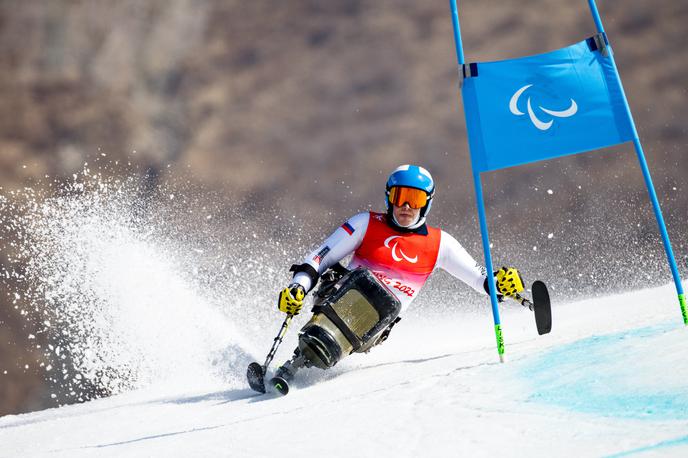 Jernej Slivnik | Jernej Slivnik, edini slovenski športnik na paraolimpijskih igrah v Pekingu, je na veleslalomu po napaki osvojil 13. mesto.  | Foto Guliverimage