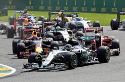 Rosberg v Spaju na vrhu, Magnussen v zaščitni ogradi (video)