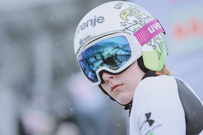 Ema Klinec | Ema Klinec bo danes ena od slovenskih adutinj za medaljo na srednji skakalnici v Oberstdorfu. | Foto Sportida