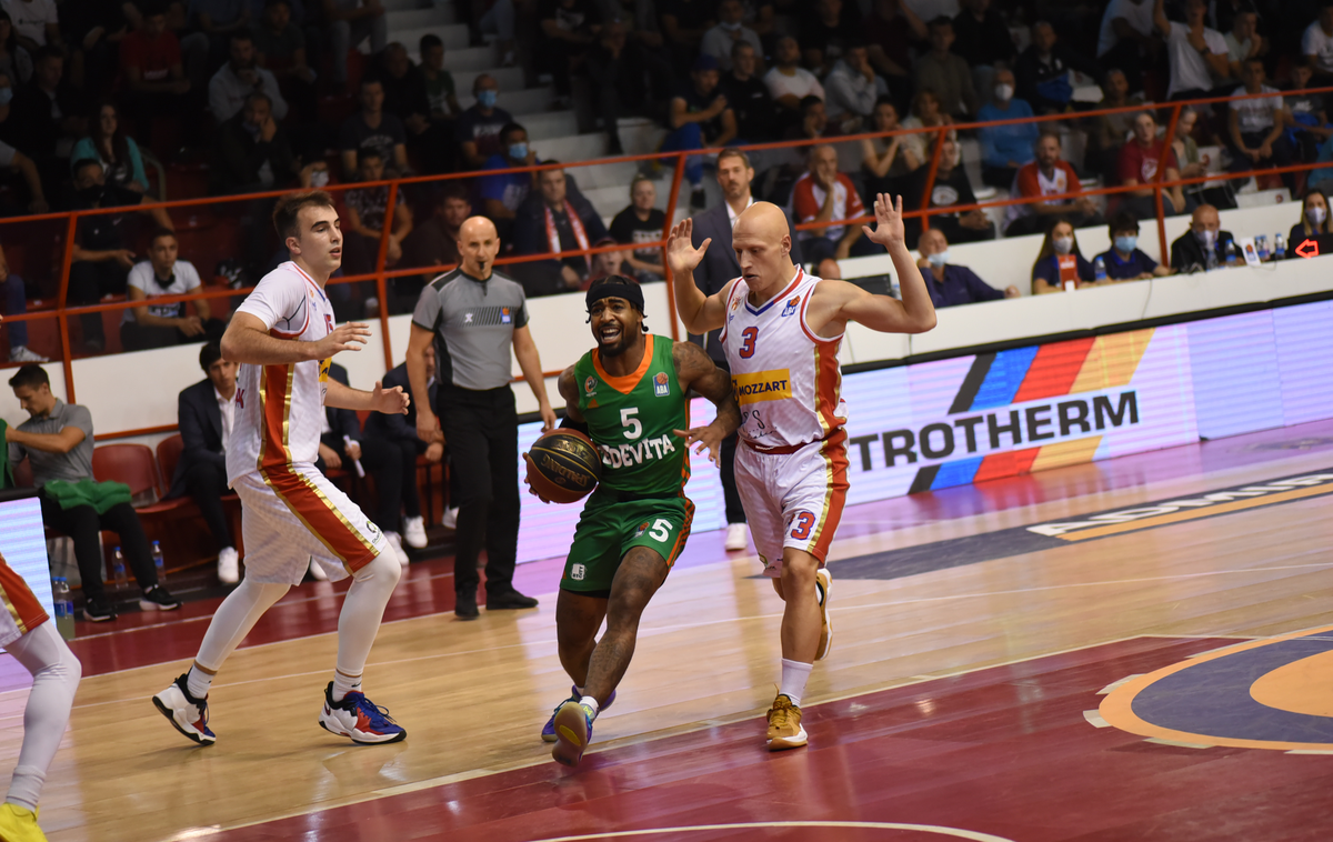 Cedevita Olimpija, Marcus Keene | Olimpija je vknjižila drugo zmago. | Foto Liga ABA/Borac/Duško Radišić