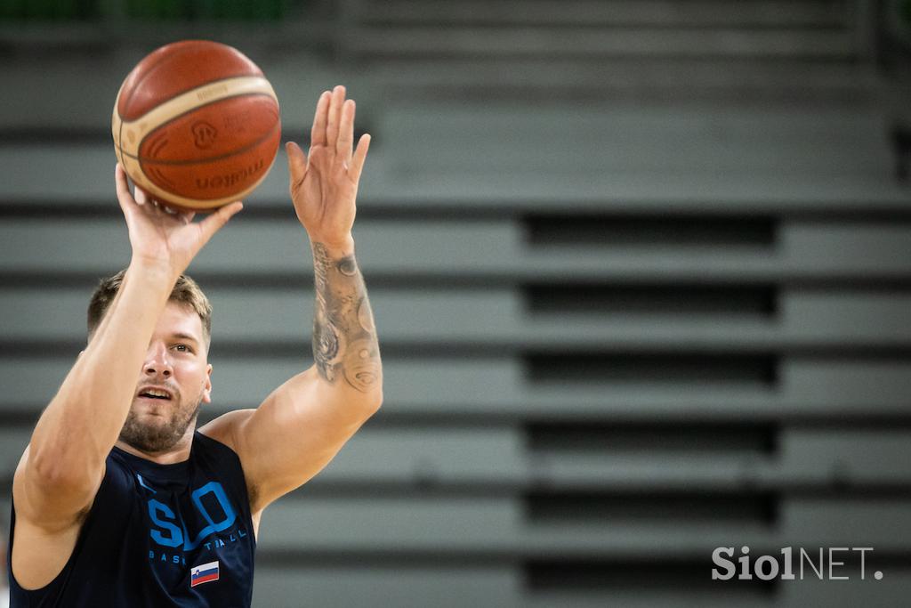 slovenska košarkarska reprezentanca trening