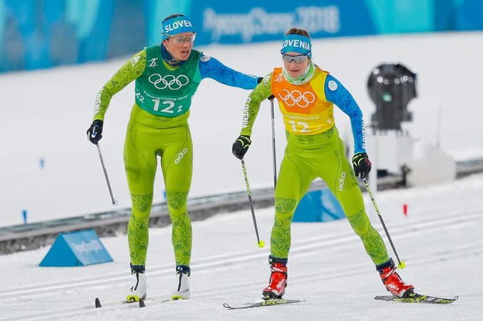 Slovenska dekleta so v štefati (4 x 5 km) zasedla osmo mesto. Slovenske barve so branile Anamarija Lampič, Katja Višnar, Vesna Fabjan in Alenka Čebašek.
 | Foto: Stanko Gruden, STA