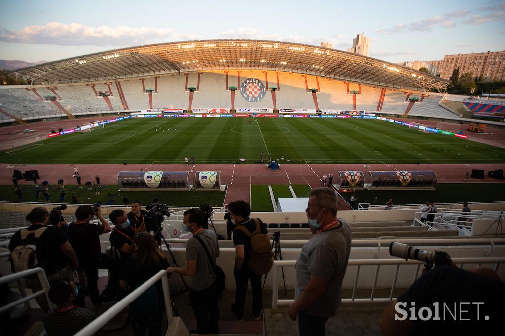 slovenska nogometna reprezentanca, trening, novinarska konferenca, Split