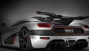 Koenigsegg one:1 – 1.340 kilogramov in 1.340 "konjev"